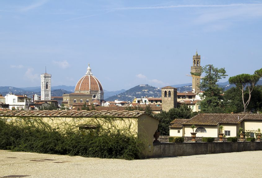 Firenze, Giardino di Boboli, Aussicht zum Dom