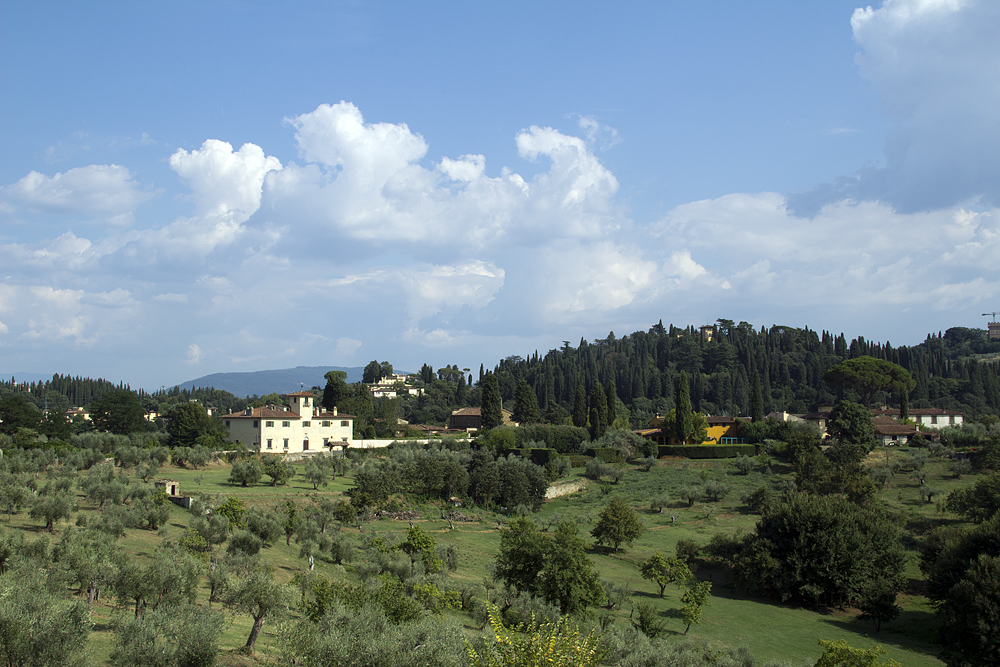 Firenze, Giardino di Boboli,Aussicht vom Kavaliersgarten