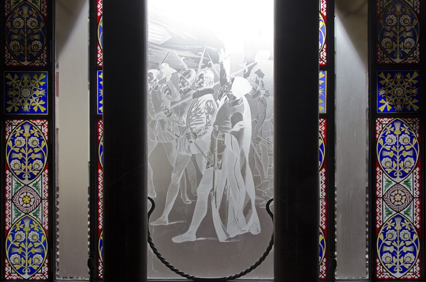 Barcelona, Palau Güell, Antoni Gaudi, Fenster