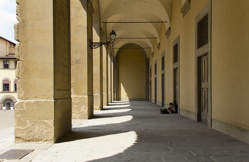 Firenze, Piazza Pitti, Loggia