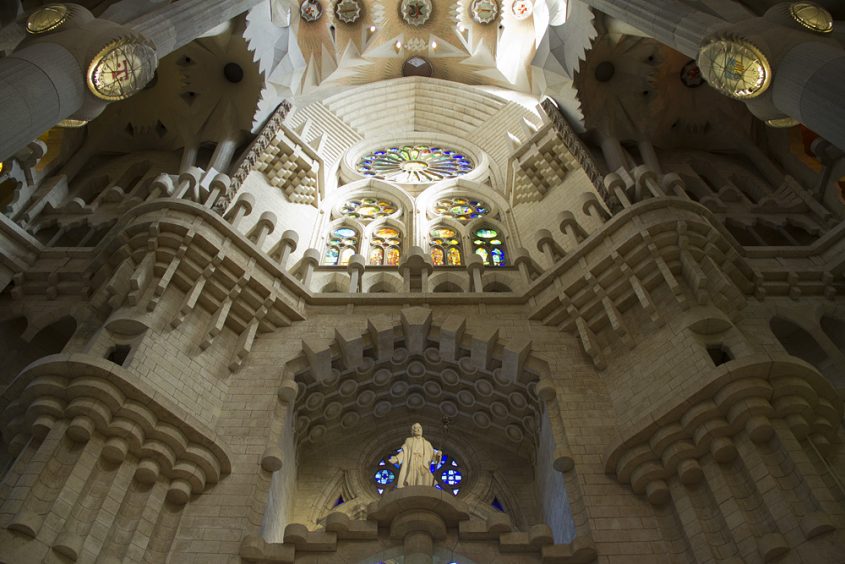 Barcelona, Sagrada Familia, Geburtsfassade innen, Ramón Cuello