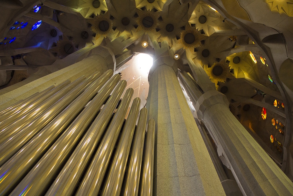 Barcelona, Sagrada Familia, Orgel