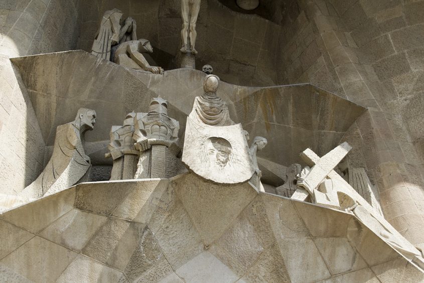 Barcelona, Sagrada Familia, Passionsfassade, Josep Maria Subirachs, Veronika