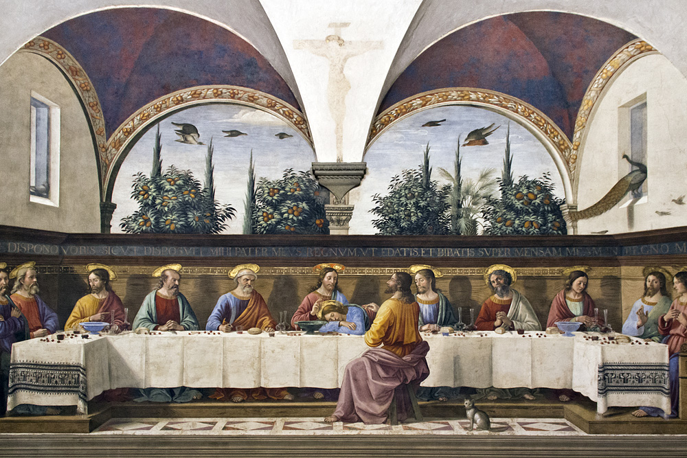 Florenz, San Marco, Letztes Abendmahl von Domenico Ghirlandaio