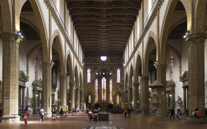 Florenz, Santa Croce Innenraum