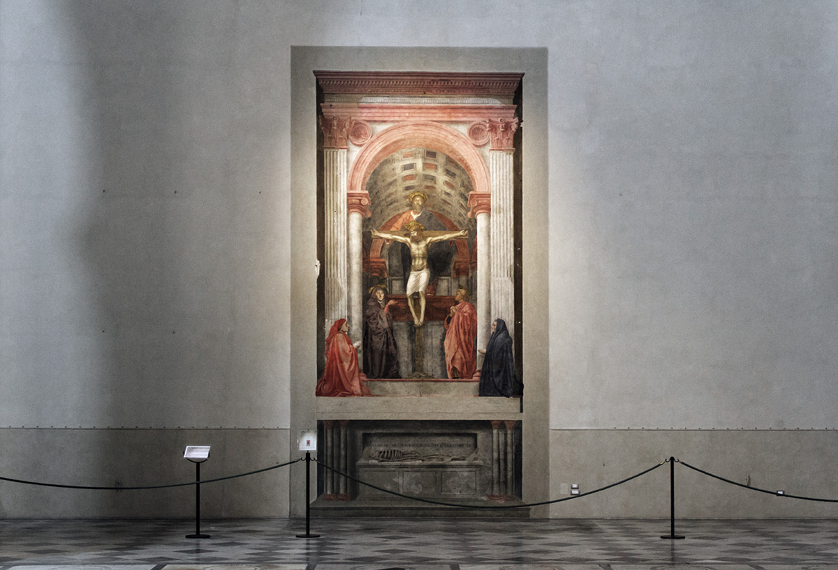 Firenze, Santa Maria Novella, Trinität von Masaccio