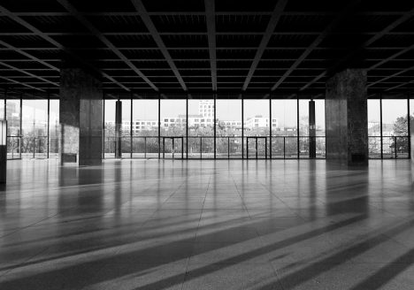 Neue Nationalgalerie, Berlin, Mies van der Rohe, Obere Halle