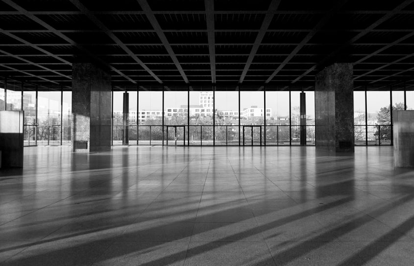 Neue Nationalgalerie, Berlin, Mies van der Rohe, Obere Halle