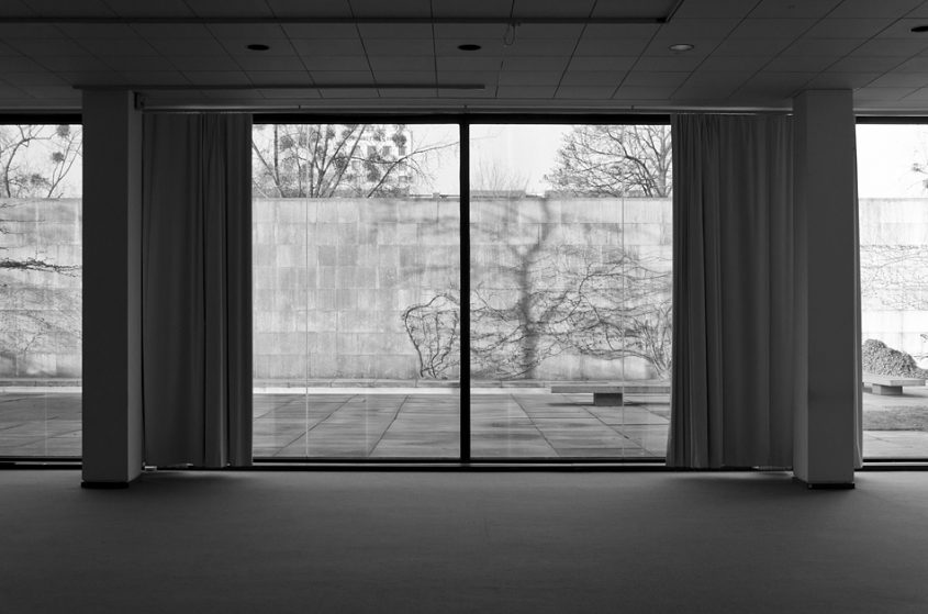 Neue Nationalgalerie, Berlin, Mies van der Rohe, Gartensaal