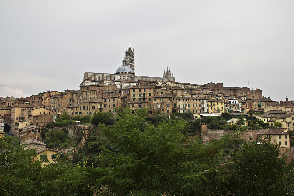Siena, Blick von San Domenico zum Dom