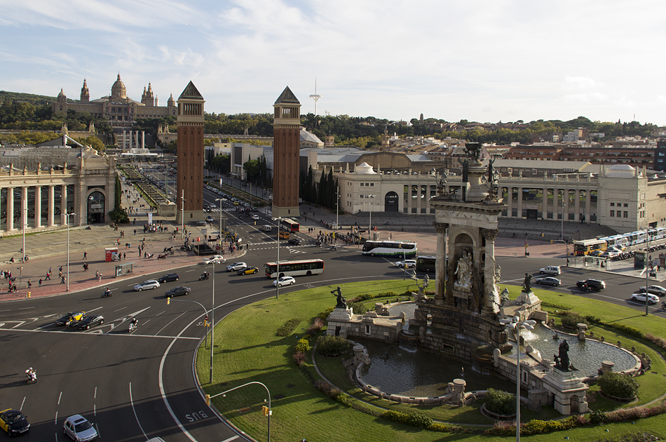 Barcelona,  Plaça d'Espanya 