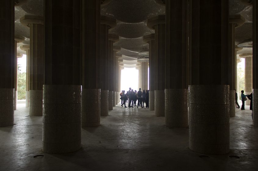 Barcelona, Park Güell, Säulenhalle
