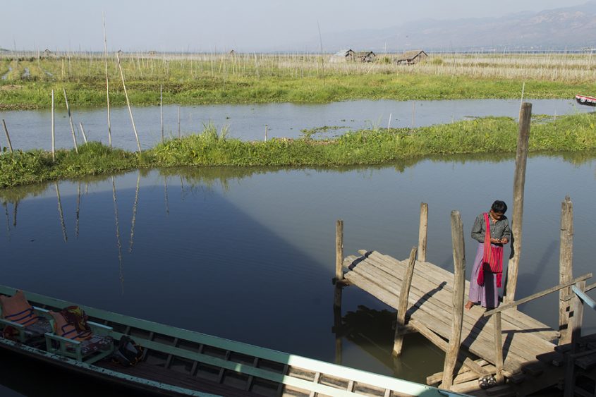 Myanmar, Inle-See, Schwimmende Gärten