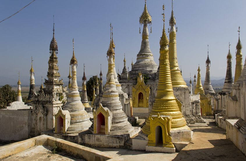 Myanmar, Inle-See, Taung-Tho-Kyaung-Pagode