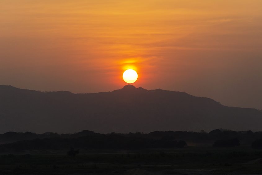 Bagan, Ayeyarwady, Sonnenuntergang