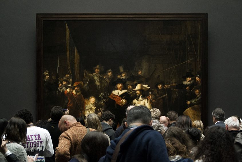 Amsterdam, Rijksmuseum, Rembrandt, Die Kompanie des Frans Banning Cocq (Die Nachtwache)