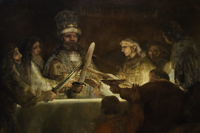 Amsterdam, Rijksmuseum, Rembrandt, Die Verschwörung des Claudius Civilis