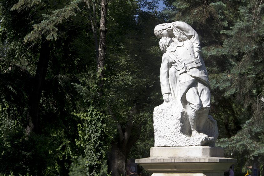 Bukarest, Gradina Cişmigiu, Skulptur