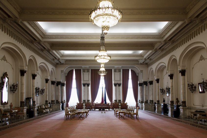 București, Palatul Parlamentului, Interior, Reception Hall