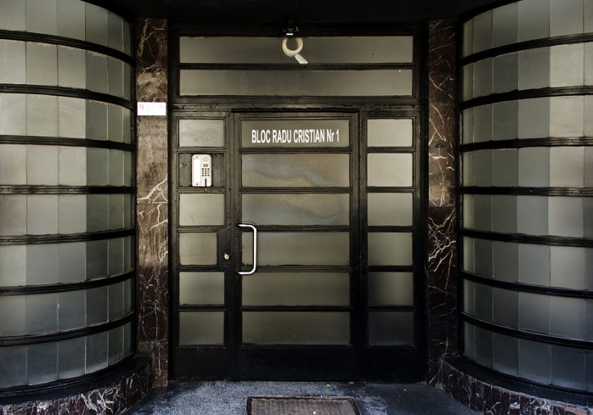 Bukarest, Architektur, Hauseingang, Strada Radu Cristian