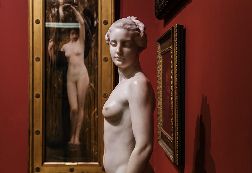 Manchester Art Gallery, Arthur Hacker, Syrinx; Francis Derwent Wood, Atalante