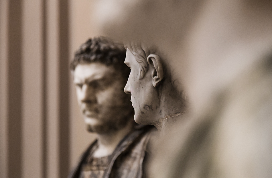 Lady Lever Art Gallery, Busts of Caracalla and Caligula