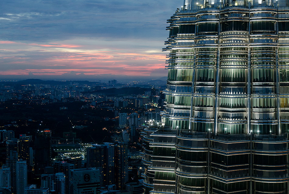 Fabian Fröhlich, Kuala Lumpur, Petronas Twin Towers, Night