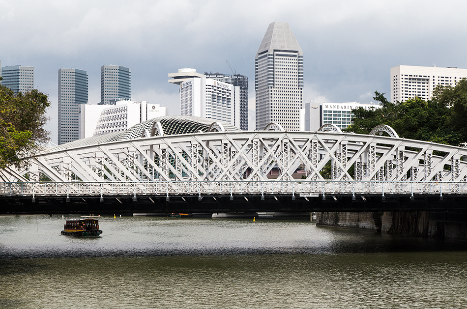 Fabian Fröhlich, Singapore, Singapore River and Anderson Bridge