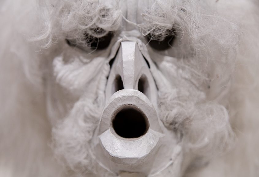 Beau Dick, mask from the series Undersea Kingdom, EMST, documenta 14, Athen, Fabian Fröhlich