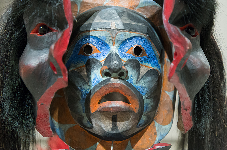 Beau Dick, mask from the series Undersea Kingdom, EMST, documenta 14, Athen, Fabian Fröhlich