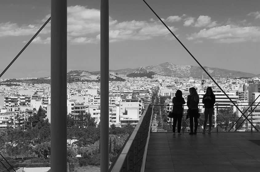 Athen, View from the Lighthouse, Stavros Niarchos Foundation Cultural Center von Renzo Piano