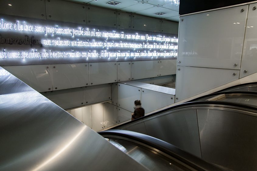 Neapel, Napoli, Metro Station, Dante, Kosuth