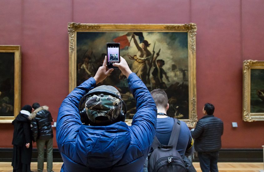 Fabian Fröhlich, Louvre, Eugène Delacroix, La Liberté guidant le peuple