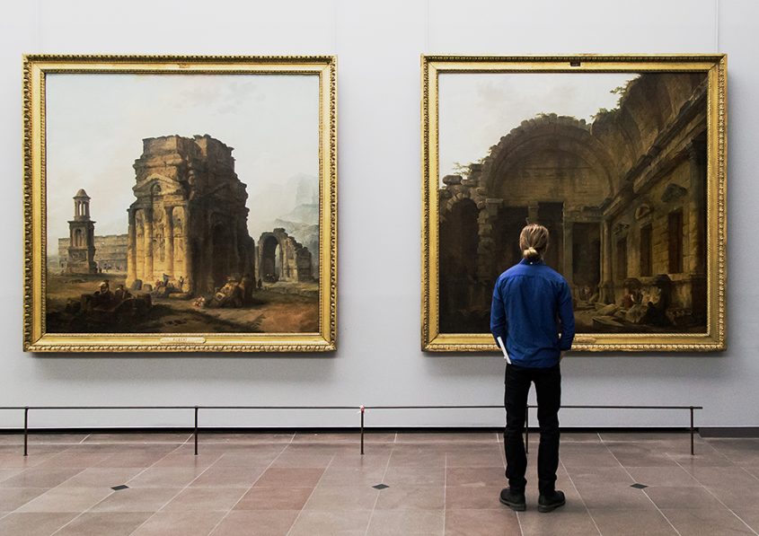 Fabian Fröhlich, Louvre, Hubert Robert, Principaux monuments de la France