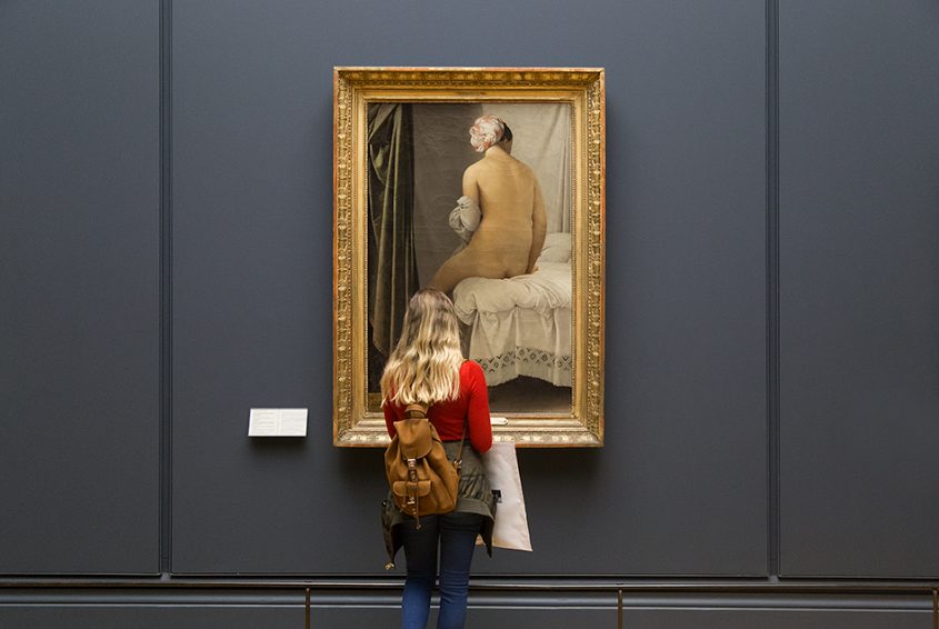 Fabian Fröhlich, Louvre,Jean-Auguste-Dominique Ingres, La Baigneuse