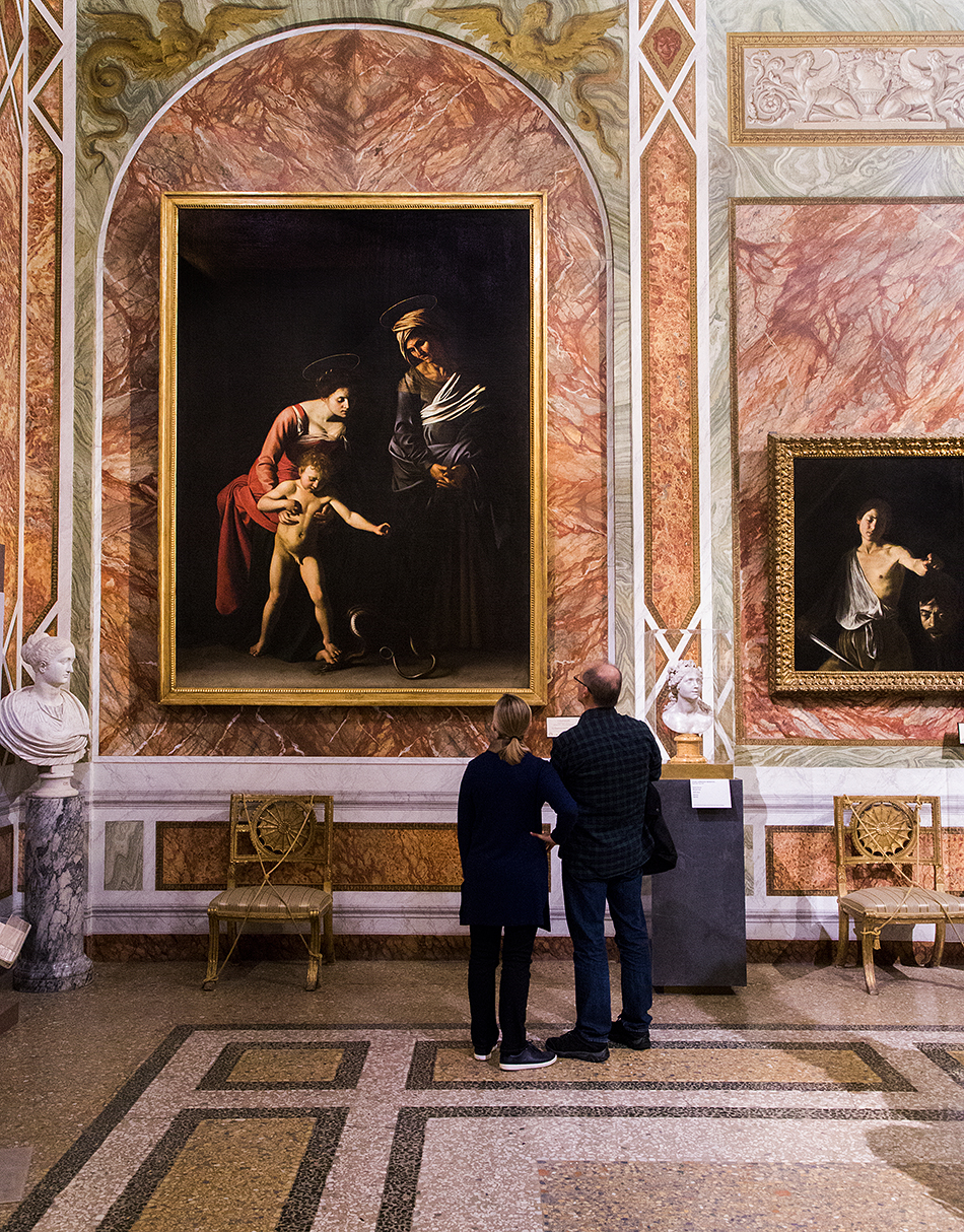 Rom, Galleria Borghese, Caravaggio, La Madonna dei palafrenieri
