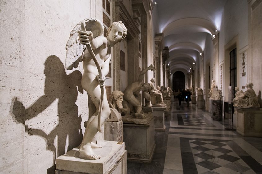 Rom, Kapitolinische Museen, Eros, den Bogen spannend