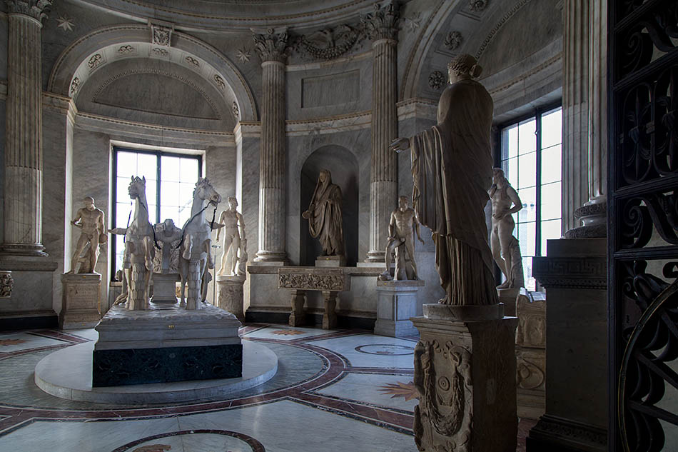 Rom, Vatikanische Museen, Museo Pio Clementino, Sala della Biga