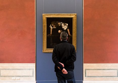 Rom, Palazzo Barberini, Caravaggio, Narziss