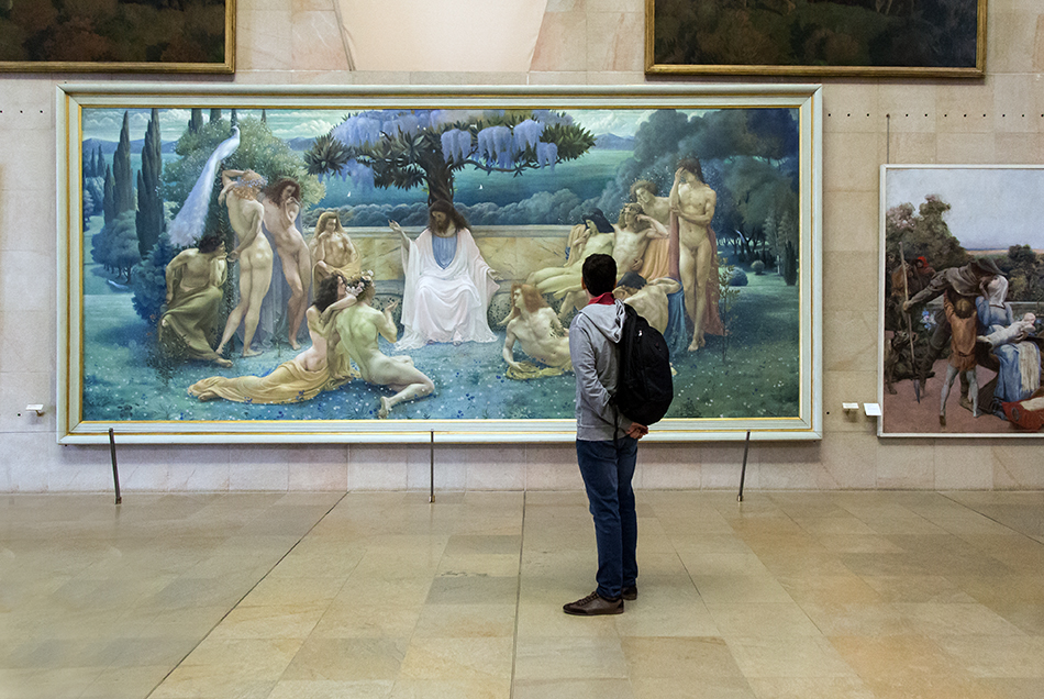 Paris, Musée d'Orsay, Jean Delville, Die Schule Platons