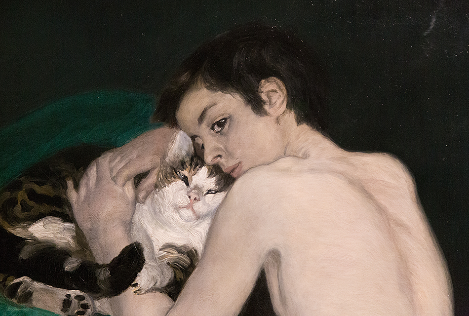 Paris, Musée d'Orsay, Auguste Renoir,, Junge mit Katze