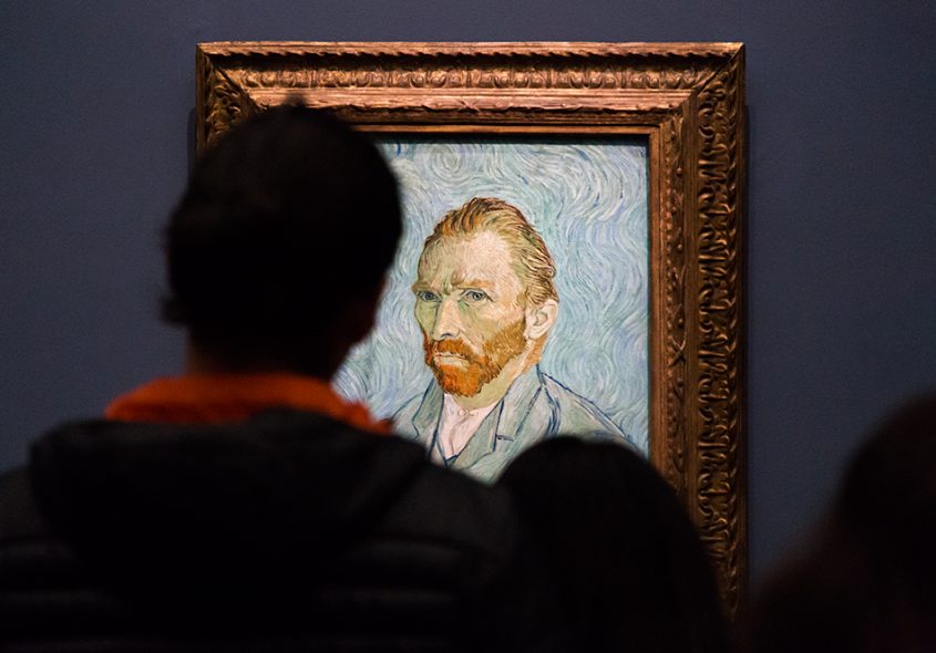 Paris, Musée d'Orsay, Vincent Van Gogh,, Selbstporträt