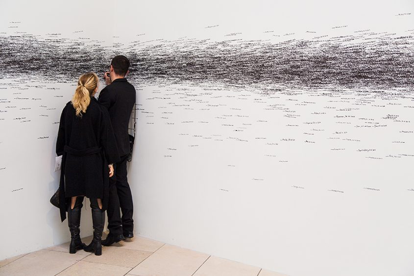 Paris, Fondation Louis Vuitton, MOMA, Roman Ondak, Measuring the Universe