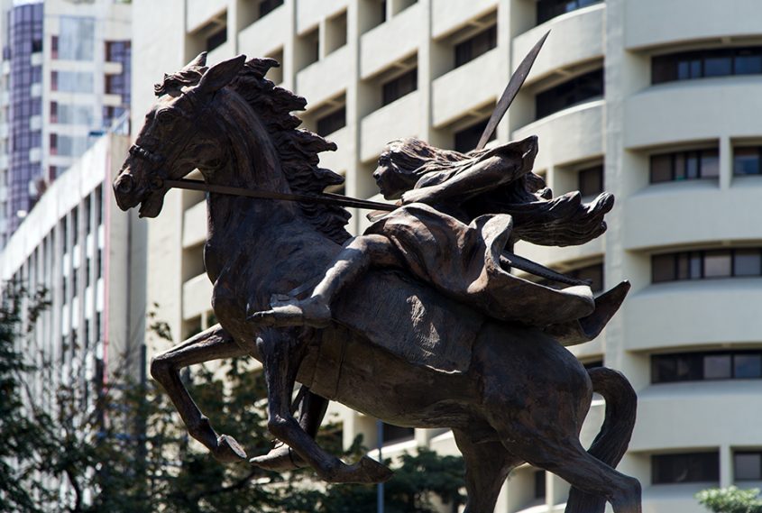Fabian Fröhlich, Manila, Makati, Gabriela Silang Monument