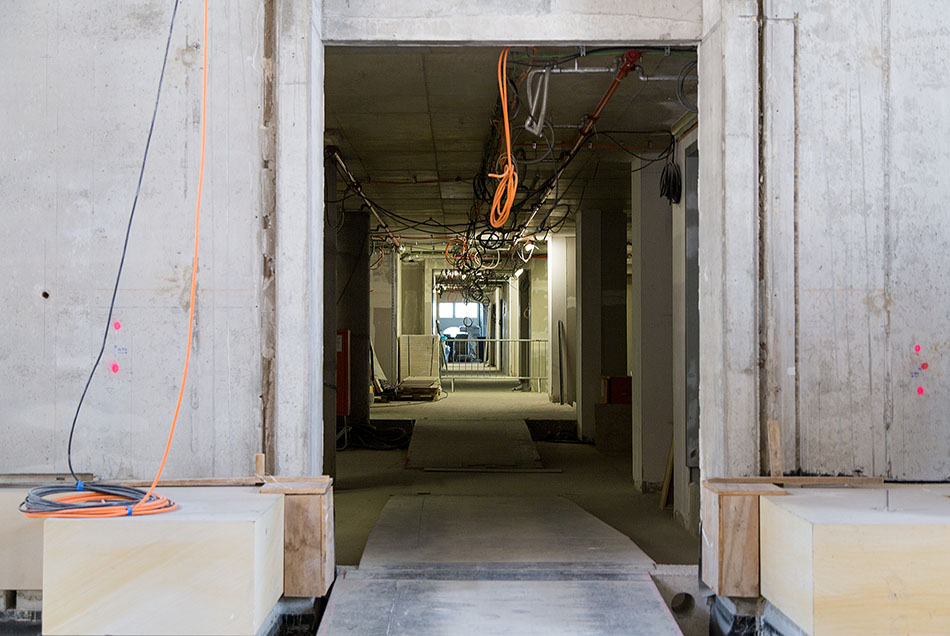 Fabian Fröhlich, Baustelle Humboldt Forum im Berliner Schloss, Erdgeschoss