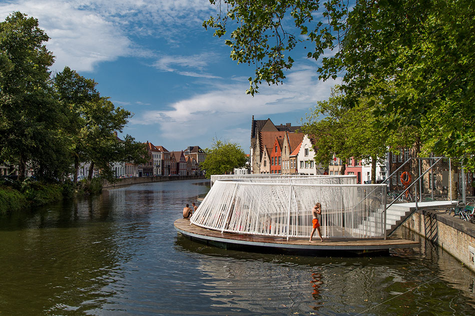 Fabian Fröhlich, Brugge Triennale 2018, OBBA, The Floating Island