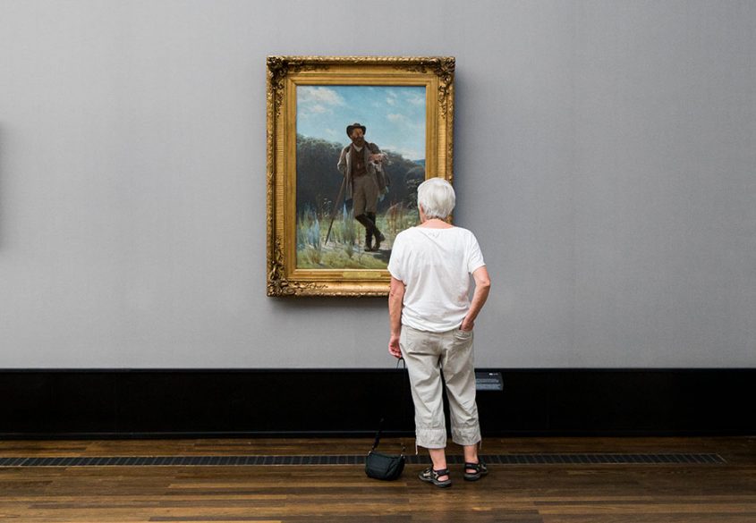Fabian Fröhlich, Alte Nationalgalerie, Wanderlust, Iwan Nikolajewitsch Kramskoi, Porträt Iwan Schischkin