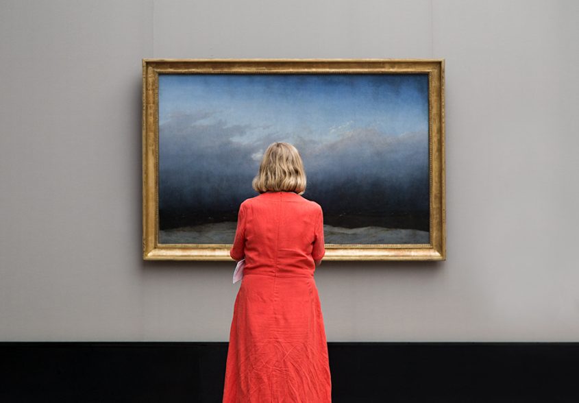 Fabian Fröhlich, Alte Nationalgalerie, Wanderlust, Caspar David Friedrich, Der Mönch am Meer