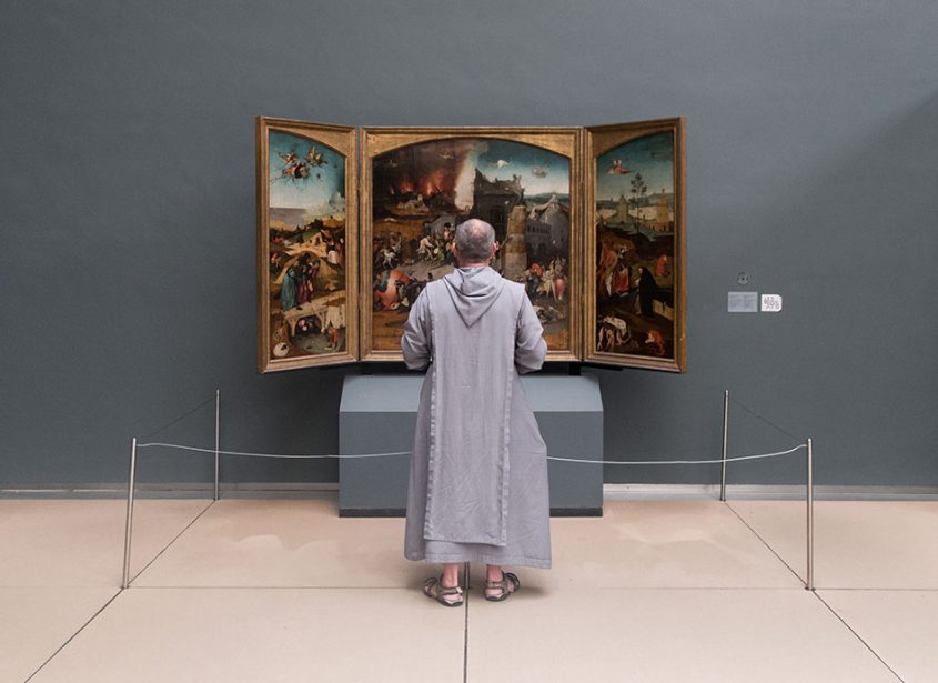 Fabian Fröhlich, Brüssel, Royal Museums of Fine Arts of Belgium, Hieronymus Bosch, Triptychon mit der Versuchung des Heiligen Antonius
