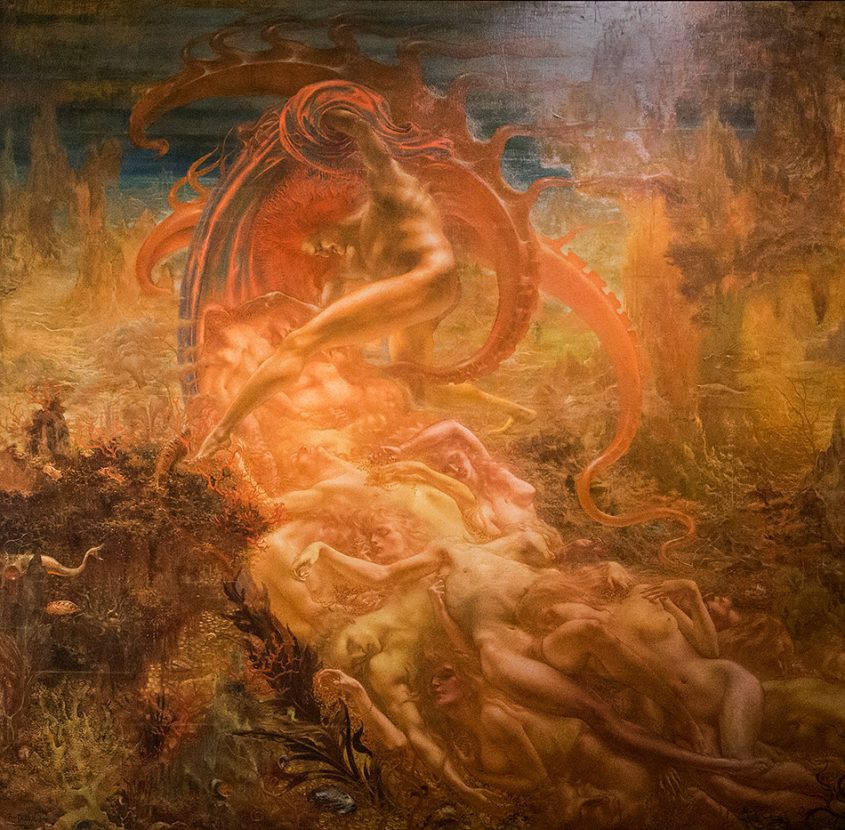 Fabian Fröhlich, Brüssel, Royal Museums of Fine Arts of Belgium, Jean Delville, The Treasures of Satan.